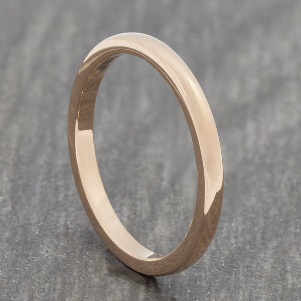 Rose Gold 2mm Tungsten Ring