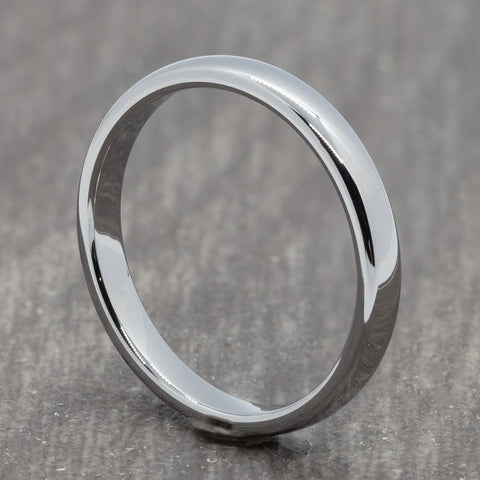 3mm silver ring
