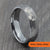 Silver Tungsten Hammered Court Ring – 4mm, 6mm, 8mm