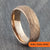 Rose Gold Tungsten Hammered Court Ring – 4mm, 6mm, 8mm
