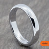 Classic Silver Tungsten Court Ring – 2mm, 3mm, 4mm, 5mm, 6mm, 7mm, 8mm