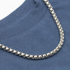 6mm silver necklace