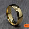Classic Gold Tungsten Court Ring – 2mm, 3mm, 4mm, 6mm, 8mm