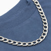 9mm silver chain