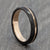 4mm Faceted Black Tungsten Ring