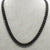 black cuban curb necklace