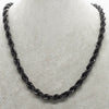 black rope chain