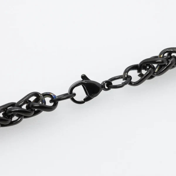 black spiga necklace