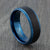 mens black wedding ring