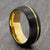black wedding band