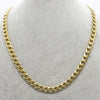 gold cuban curb necklace