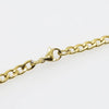 gold curb necklace