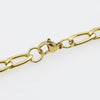 gold figaro necklace