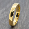 4mm Gold Tungsten Ring