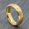 Gold 6mm Tungsten Ring