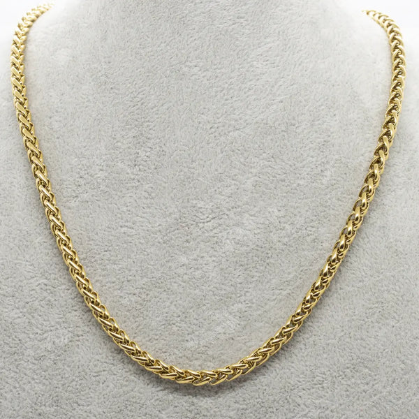 gold wheat chain