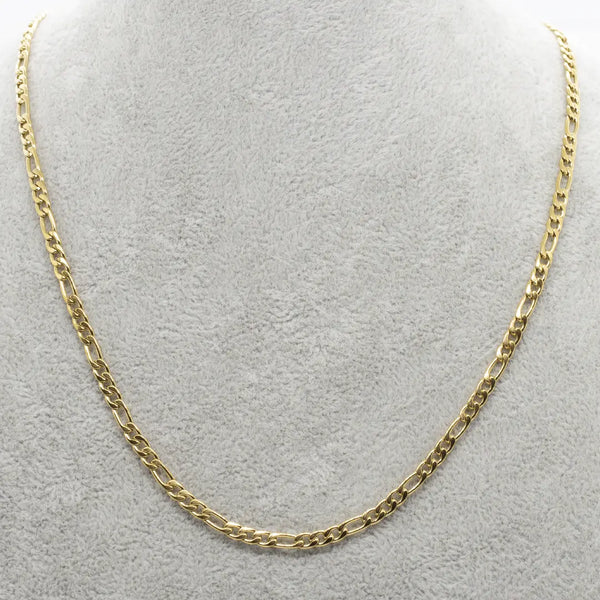mens 3mm figaro necklace
