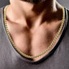 mens 4mm gold box chain