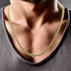 mens 4mm gold spiga chain