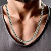 mens 4mm silver box chain