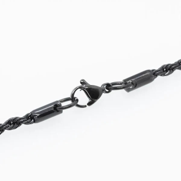 mens black chain