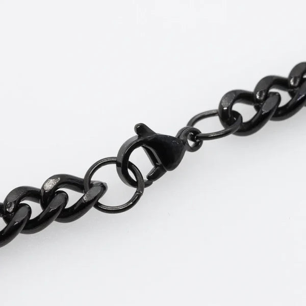 mens black chain