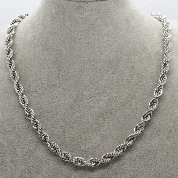mens chunky rope chain