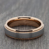 Two Colour 6mm Tungsten Ring
