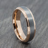 Two Colour 6mm Tungsten Ring