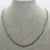 mens steel necklace
