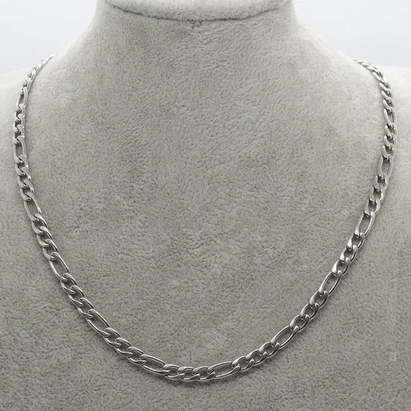 mens steel necklace