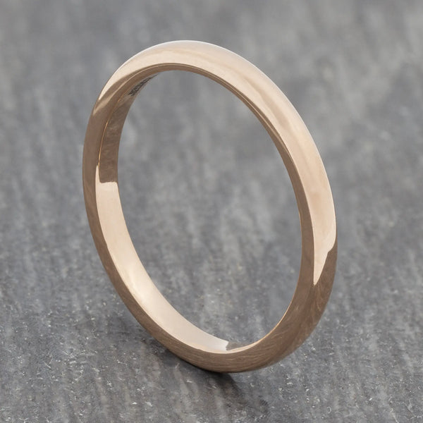 Rose Gold 2mm Tungsten Ring