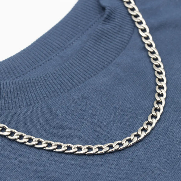silver mens chain