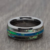 Opal and Abalone Shell Ring