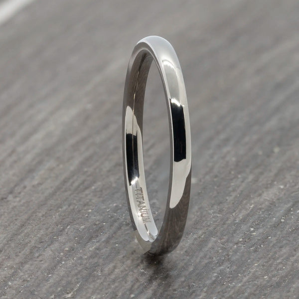 2mm silver ring
