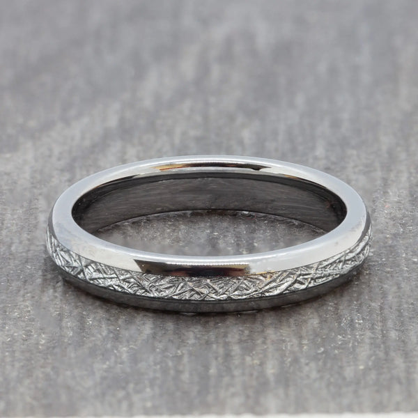 4mm tungsten carbide wedding ring