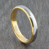 4mm womens gold tungsten ring