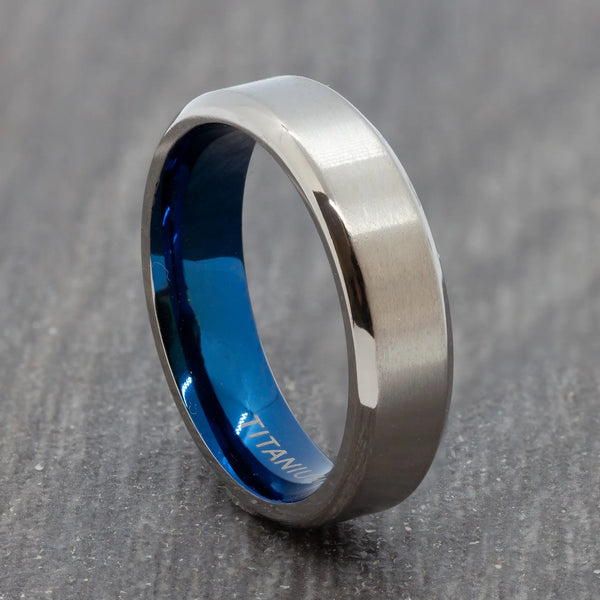 6mm silver ring