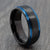 8mm black tungsten ring