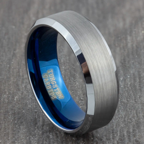 8mm silver ring