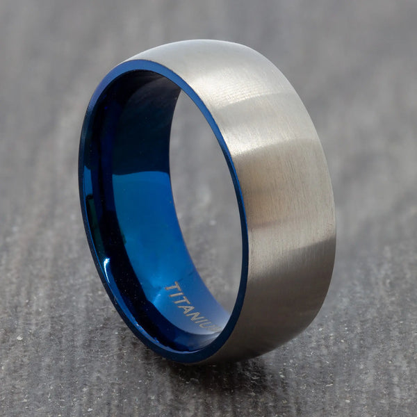 8mm titanium ring