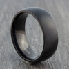 black mens titanium ring