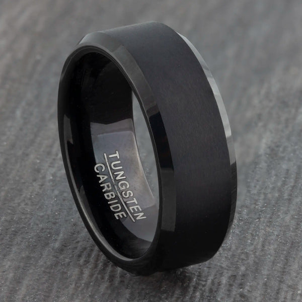 black tungsten band