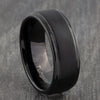 black tungsten ring