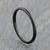 black tungsten ring