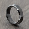 black tungsten ring