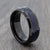 black tungsten ring