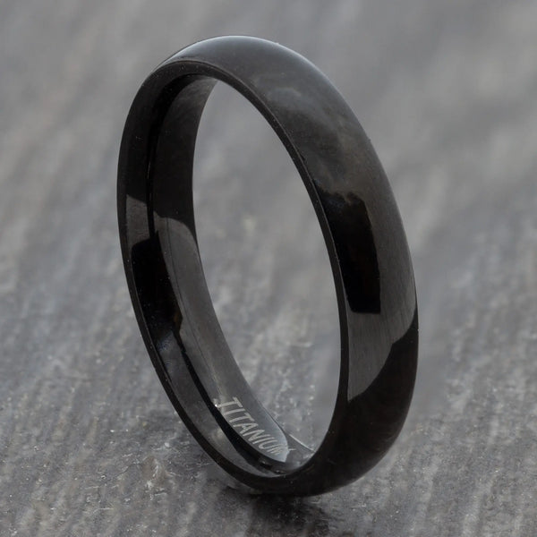 black wedding band