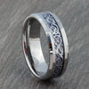 blue celtic mens ring