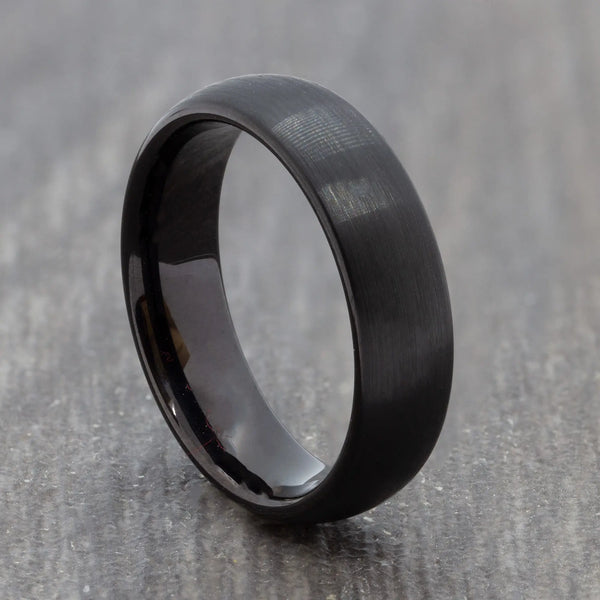 brushed wedding ring